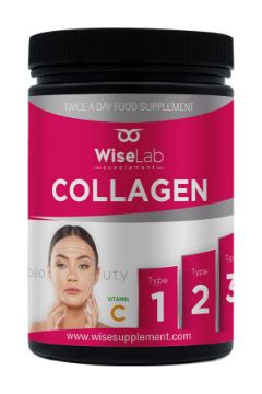 Wiselab Beauty Collagen Powder Tip123 Vitamin C 300gr resmi