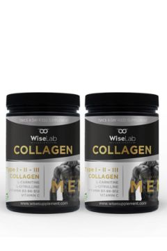 Wiselab Men Collagen 300gr + Men Collagen 300gr Tip123 L-Carnitine L-C resmi