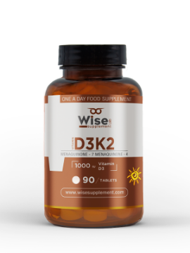 Wiselab Vitamin D3 + K2 90 Tablet D3k2 resmi
